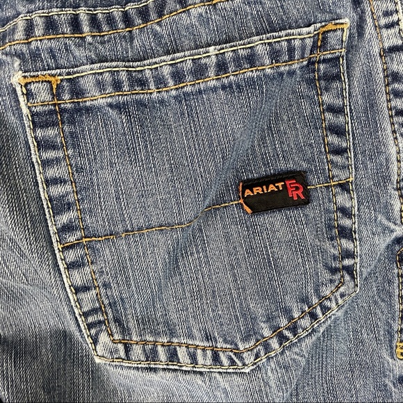Ariat Work FR Low Rise M4 Boot Jeans Size 38X30 - Picture 7 of 11